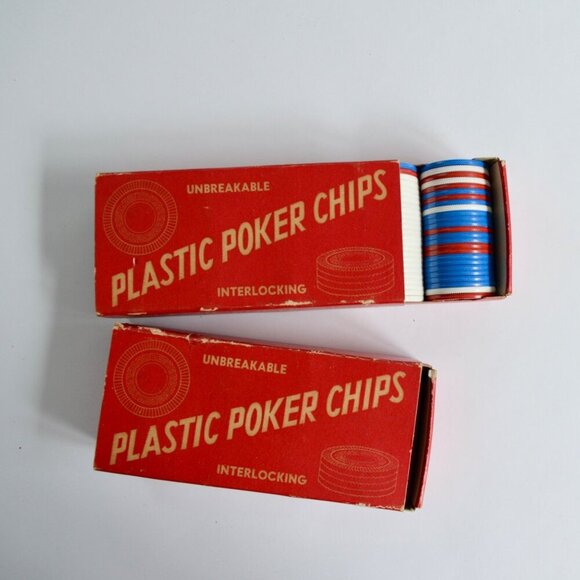 Vintage Brown Bakelite Rotating Carousel Poker Chip Holder & Chips - Picture 4 of 4